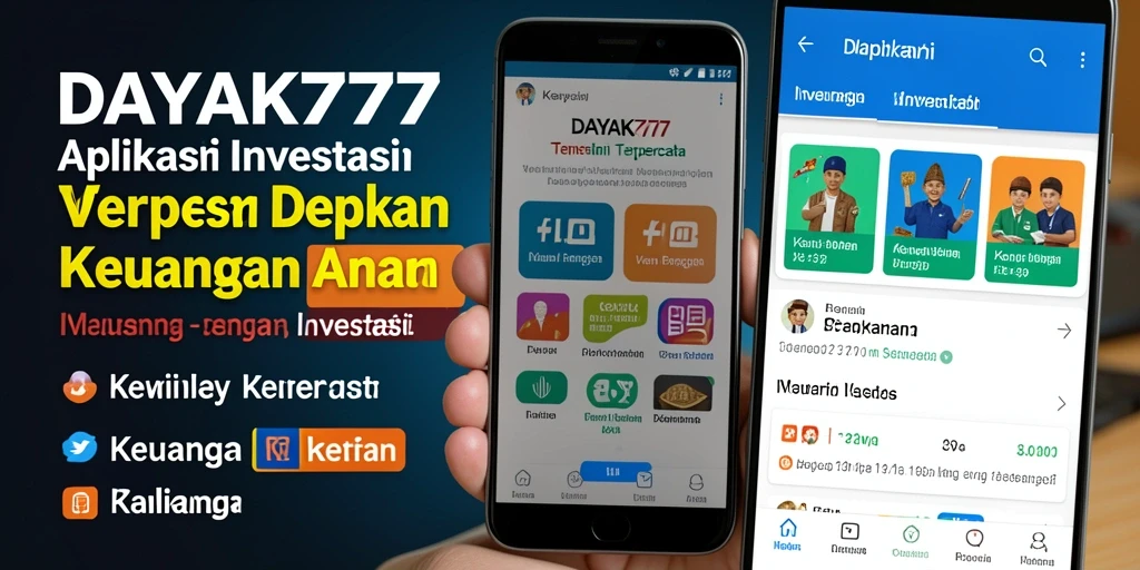 Tampilan antarmuka Investment yang intuitif dan menarik dari DAYAK777.
