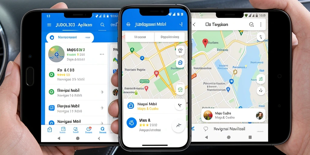 Antarmuka pengguna JUDOL303 dengan panduan Navigasi Mobil.