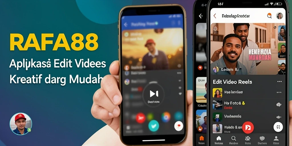 Tampilan antarmuka RAFA88 dengan fitur Edit Video Reels yang menarik.