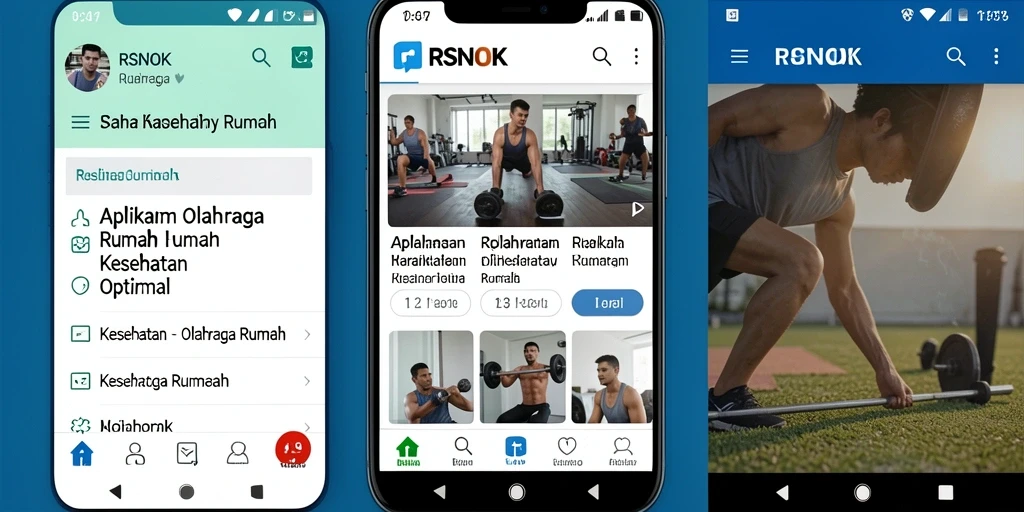 Tampilan antarmuka RSNOK yang intuitif dan menarik.