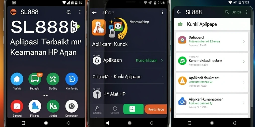Antarmuka SL888 yang sederhana dan efektif untuk keamanan aplikasi.